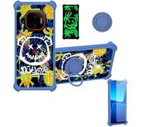 Aroepurt Funda Compatible para Hammer Energy X2 Funda Case Carcasa Soporte Cover [con 9H Dureza HD Protector Pantalla] PC + Silicona Soporte JSL-TYX