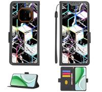 Aroepurt Funda Compatible para Hammer Energy X2 Funda Case Carcasa Soporte Cover [con 9H Dureza HD Protector Pantalla][Bloqueo RFID][Farbenfrohes reflektiertes Licht] PTH-HS