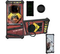 Aroepurt Funda Compatible para Hammer Energy X2 Funda Case Carcasa Soporte Cover [con 9H Dureza HD Protector Pantalla] PC + Silicona Soporte YGH-JGP