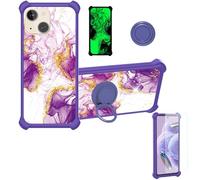 Aroepurt Funda Compatible para HeyxFome X3 2025 Funda Case Carcasa Soporte Cover [con 9H Dureza HD Protector Pantalla] PC + Silicona Soporte JSZ-ZDL