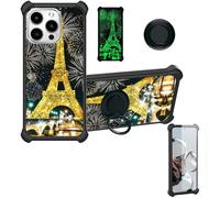 Aroepurt Funda Compatible para Hisense Enigma SE Funda Case Carcasa Soporte Cover [con 9H Dureza HD Protector Pantalla] PC + Silicona Soporte JSH-TT