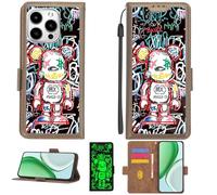 Aroepurt Funda Compatible para Hisense Enigma SE Funda Case Carcasa Soporte Cover [con 9H Dureza HD Protector Pantalla][Bloqueo RFID][Leuchteffekt] PTZ-MXX