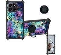 Aroepurt Funda Compatible para Honor X6C Nic-Lx3 Nic-Lx2 Nic-Lx1 Funda Case Carcasa Soporte Cover [con 9H Dureza HD Protector Pantalla] PC + Silicona Soporte IMDH-HTT