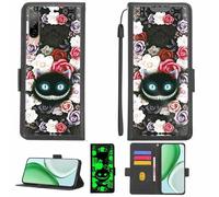 Aroepurt Funda Compatible para HTC Desire 22 Pro 5G Funda Case Carcasa Soporte [con lámina Protectora HD de dureza 9H] [Bloqueo RFID][Efecto Luminoso Oscuro] LPT-LZM