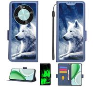 Aroepurt Funda Compatible para Huawei Enjoy 70X Premium Funda Case Carcasa Soporte Cover [con 9H Dureza HD Protector Pantalla][Bloqueo RFID][Leuchteffekt] PTL-Lang