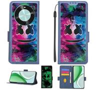 Aroepurt Funda Compatible para Huawei Enjoy 70X Premium Funda Case Carcasa Soporte Cover [con 9H Dureza HD Protector Pantalla][Bloqueo RFID][Leuchteffekt] PTL-BQ