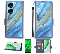 Aroepurt Funda Compatible para Huawei Nova 12 Se Funda Case Carcasa Soporte [con lámina Protectora HD de dureza 9H] [Bloqueo RFID][Purpurina Dorada + Brillante] LPT-LDL