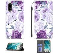 Aroepurt Funda Compatible para Kyocera Basio Active3 Kyg04 Funda Case Carcasa Soporte [con 9H Dureza HD Protector Pantalla] CPT24
