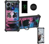 Aroepurt Funda Compatible para Logic G2L Funda Case Carcasa Soporte Cover [con 9H Dureza HD Protector Pantalla] PC + Silicona Soporte YGH-BQ