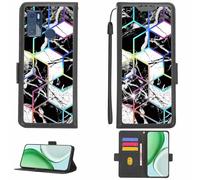 Aroepurt Funda Compatible para Maxwest Gravity G6 Funda Case Carcasa Soporte [con lámina Protectora HD de dureza 9H] [Bloqueo RFID][Efecto de refracción] LPT-HS