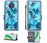 Aroepurt Funda Compatible para Maxwest Nitro 55C Funda Case Carcasa Soporte [con lámina Protectora HD de dureza 9H] [Bloqueo RFID][Efecto de refracción] LPT-LS