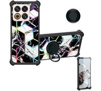 Aroepurt Funda Compatible para MEIZU 22 Funda Case Carcasa Soporte Cover [con 9H Dureza HD Protector Pantalla] PC + Silicona Soporte IMDH-HS