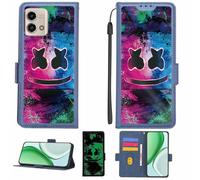 Aroepurt Funda Compatible para Motorola Moto g Stylus 5G 2023 Funda Case Carcasa Soporte [con lámina Protectora HD de dureza 9H] [Bloqueo RFID][Efecto Luminoso Oscuro] LPT-BQ