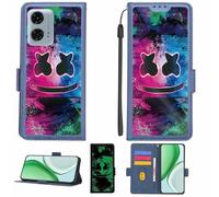 Aroepurt Funda Compatible para Motorola Moto G24 Power Funda Case Carcasa Soporte [con lámina Protectora HD de dureza 9H] [Bloqueo RFID][Efecto Luminoso Oscuro] LPT-BQ