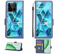 Aroepurt Funda Compatible para myPhone N23 5G Funda Case Carcasa Soporte [con lámina Protectora HD de dureza 9H] [Bloqueo RFID][Efecto de refracción] LPT-LS