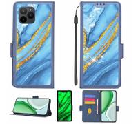 Aroepurt Funda Compatible para Myphone N23 Lite Funda Case Carcasa Soporte [con lámina Protectora HD de dureza 9H] [Bloqueo RFID][Purpurina Dorada + Brillante] LPT-LDL