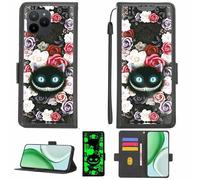 Aroepurt Funda Compatible para Myphone N23 Lite Funda Case Carcasa Soporte [con lámina Protectora HD de dureza 9H] [Bloqueo RFID][Efecto Luminoso Oscuro] LPT-LZM