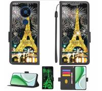Aroepurt Funda Compatible para Nokia C5 Endi Funda Case Carcasa Soporte [con lámina Protectora HD de dureza 9H] [Bloqueo RFID][Purpurina Dorada + Brillante] LPT-TT