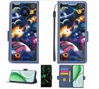 Aroepurt Funda Compatible para Nokia C5 Endi Funda Case Carcasa Soporte [con lámina Protectora HD de dureza 9H] [Bloqueo RFID][Efecto Luminoso Oscuro] LPT-XQ