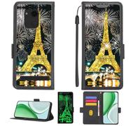 Aroepurt Funda Compatible para Olympia Neo Mini+Plus Funda Case Carcasa Soporte Cover [con 9H Dureza HD Protector Pantalla][Bloqueo RFID][Purpurina Dorada + Brillante] PTH-TT