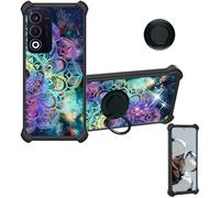 Aroepurt Funda Compatible para OPPO A6I 5G Pkw120 Funda Case Carcasa Soporte Cover [con 9H Dureza HD Protector Pantalla] PC + Silicona Soporte IMDH-HTT