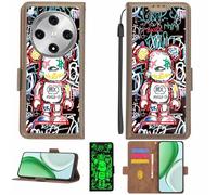 Aroepurt Funda Compatible para OPPO Find X8 Funda Case Carcasa Soporte [con lámina Protectora HD de dureza 9H] [Bloqueo RFID][Efecto Luminoso Oscuro] LPT-MXX