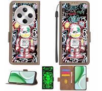 Aroepurt Funda Compatible para OPPO Find X8S+ Plus Funda Case Carcasa Soporte [con lámina Protectora HD de dureza 9H] [Bloqueo RFID][Efecto Luminoso Oscuro] LPT-MXX