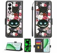 Aroepurt Funda Compatible para OPPO K13X 5G Cph2753 Funda Case Carcasa Soporte [con lámina Protectora HD de dureza 9H] [Bloqueo RFID][Efecto Luminoso Oscuro] LPT-LZM