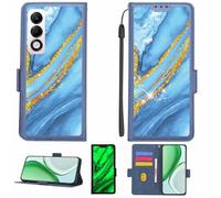 Aroepurt Funda Compatible para OPPO K13X 5G Cph2753 Funda Case Carcasa Soporte [con lámina Protectora HD de dureza 9H] [Bloqueo RFID][Purpurina Dorada + Brillante] LPT-LDL