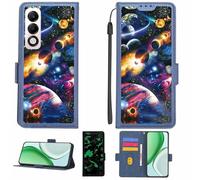 Aroepurt Funda Compatible para OPPO K13X 5G Cph2753 Funda Case Carcasa Soporte [con lámina Protectora HD de dureza 9H] [Bloqueo RFID][Efecto Luminoso Oscuro] LPT-XQ