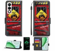 Aroepurt Funda Compatible para OPPO K13X 5G Cph2753 Funda Case Carcasa Soporte [con lámina Protectora HD de dureza 9H] [Bloqueo RFID][Efecto Luminoso Oscuro] LPT-JGP