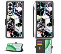 Aroepurt Funda Compatible para OPPO K13X 5G Cph2753 Funda Case Carcasa Soporte [con lámina Protectora HD de dureza 9H] [Bloqueo RFID][Efecto de refracción] LPT-HS
