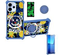 Aroepurt Funda Compatible para OPPO Reno15 FS 5G Funda Case Carcasa Soporte Cover [con 9H Dureza HD Protector Pantalla] PC + Silicona Soporte JSL-TYX