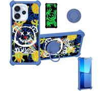 Aroepurt Funda Compatible para OPPO Reno15 Pro Funda Case Carcasa Soporte Cover [con 9H Dureza HD Protector Pantalla] PC + Silicona Soporte JSL-TYX