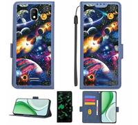 Aroepurt Funda Compatible para Orange Neva Start Funda Case Carcasa Soporte [con lámina Protectora HD de dureza 9H] [Bloqueo RFID][Efecto Luminoso Oscuro] LPT-XQ