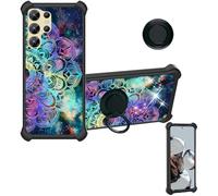 Aroepurt Funda Compatible para Oukitel C1 Pro Funda Case Carcasa Soporte Cover [con 9H Dureza HD Protector Pantalla] PC + Silicona Soporte IMDH-HTT