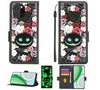 Aroepurt Funda Compatible para Oukitel C21 Pro Funda Case Carcasa Soporte [con lámina Protectora HD de dureza 9H] [Bloqueo RFID][Efecto Luminoso Oscuro] LPT-LZM