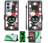 Aroepurt Funda Compatible para Oukitel C36 Funda Case Carcasa Soporte [con lámina Protectora HD de dureza 9H] [Bloqueo RFID][Efecto Luminoso Oscuro] LPT-LZM