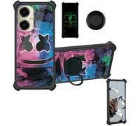 Aroepurt Funda Compatible para Pinwheel Genesis 3 Funda Case Carcasa Soporte Cover [con 9H Dureza HD Protector Pantalla] PC + Silicona Soporte YGH-BQ