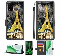 Aroepurt Funda Compatible para pixpro L1 Pro Funda Case Carcasa Soporte [con lámina Protectora HD de dureza 9H] [Bloqueo RFID][Purpurina Dorada + Brillante] LPT-TT