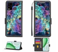 Aroepurt Funda Compatible para pixpro L1 Pro Funda Case Carcasa Soporte [con lámina Protectora HD de dureza 9H] [Bloqueo RFID][Efecto de refracción] LPT-HTT