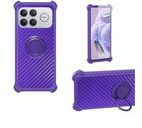 Aroepurt Funda Compatible para Poco F8 Ultra Funda Case Carcasa Soporte Cover [con 9H Dureza HD Protector Pantalla] PC + Silicona Soporte TZZH-ZI