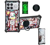 Aroepurt Funda Compatible para Poco F8 Ultra Funda Case Carcasa Soporte Cover [con 9H Dureza HD Protector Pantalla] PC + Silicona Soporte YGH-MXX