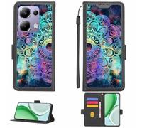 Aroepurt Funda Compatible para Poco M6 Pro 4g Funda Case Carcasa Soporte [con lámina Protectora HD de dureza 9H] [Bloqueo RFID][Efecto de refracción] LPT-HTT