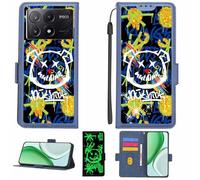 Aroepurt Funda Compatible para Poco X6 Pro 5g Funda Case Carcasa Soporte [con lámina Protectora HD de dureza 9H] [Bloqueo RFID][Purpurina Dorada + Brillante] LPT-TYX