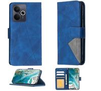 Aroepurt Funda Compatible para Realme 14T 5G Funda Case Carcasa Soporte [con 9H Dureza HD Protector Pantalla] BF05 Blue