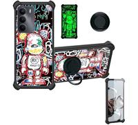 Aroepurt Funda Compatible para Realme C73 5G Rmx3945 Funda Case Carcasa Soporte Cover [con 9H Dureza HD Protector Pantalla] PC + Silicona Soporte YGH-MXX