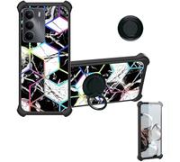 Aroepurt Funda Compatible para Realme C73 5G Rmx3945 Funda Case Carcasa Soporte Cover [con 9H Dureza HD Protector Pantalla] PC + Silicona Soporte IMDH-HS