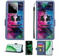 Aroepurt Funda Compatible para Realme GT 7T Funda Case Carcasa Soporte [con lámina Protectora HD de dureza 9H] [Bloqueo RFID][Efecto Luminoso Oscuro] LPT-BQ