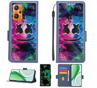 Aroepurt Funda Compatible para Realme GT Neo 3T Funda Case Carcasa Soporte [con lámina Protectora HD de dureza 9H] [Bloqueo RFID][Efecto Luminoso Oscuro] LPT-BQ